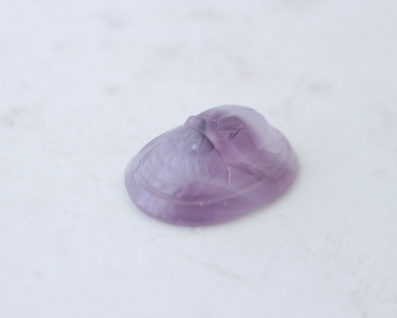 Scarab Cabochon -dark purple