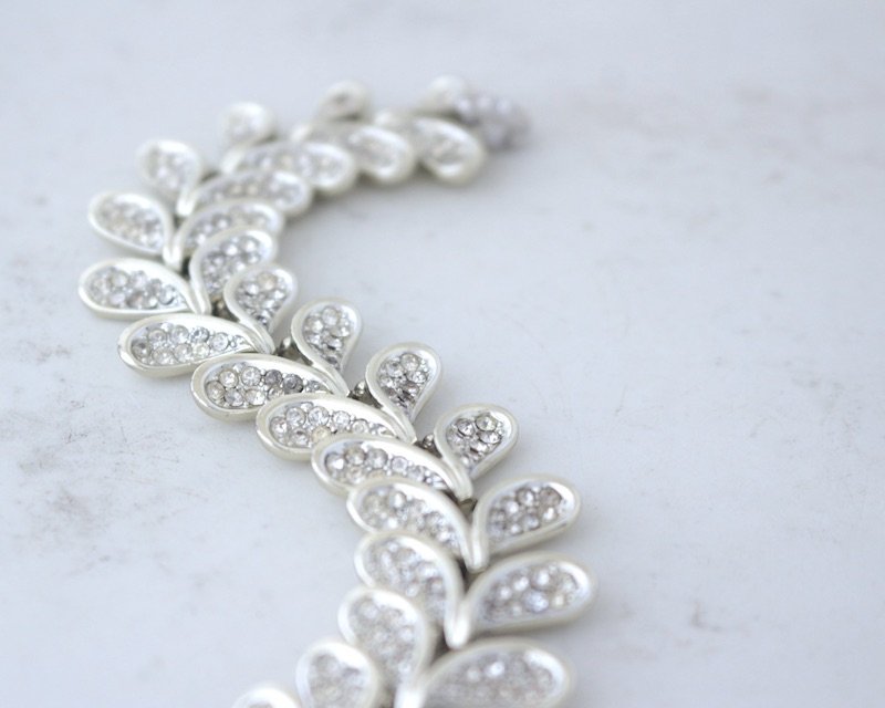 Mistletoe Rhinestone Bracelet