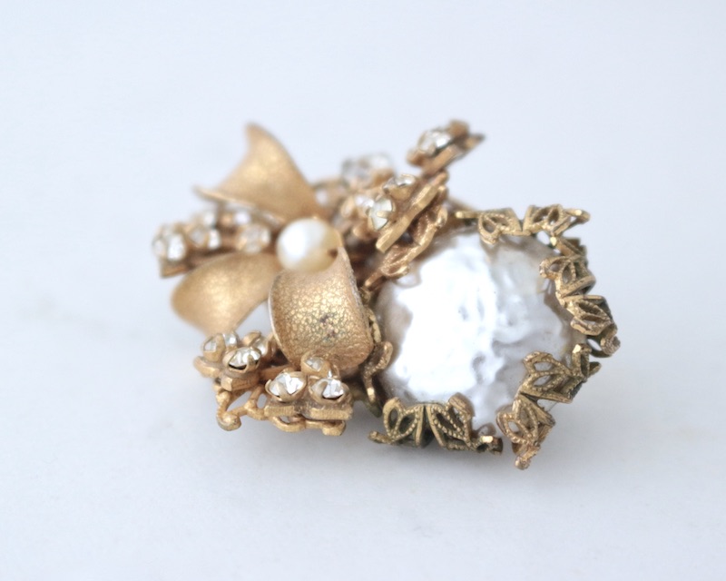 Baroque Pearl Brooch