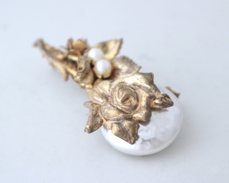 Baroque Pearl Brooch