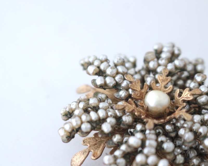 Baroque Pearl Brooch