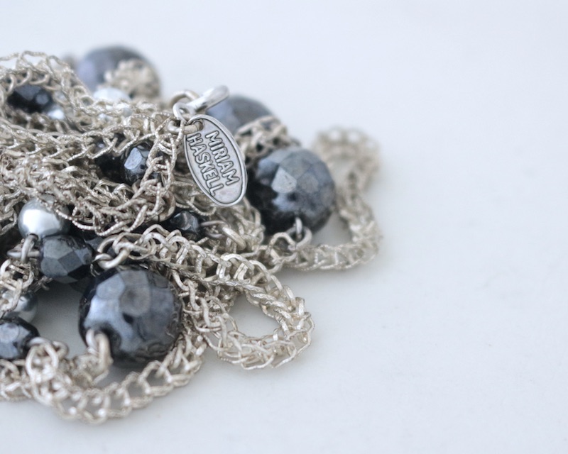 Silver&Black Necklace