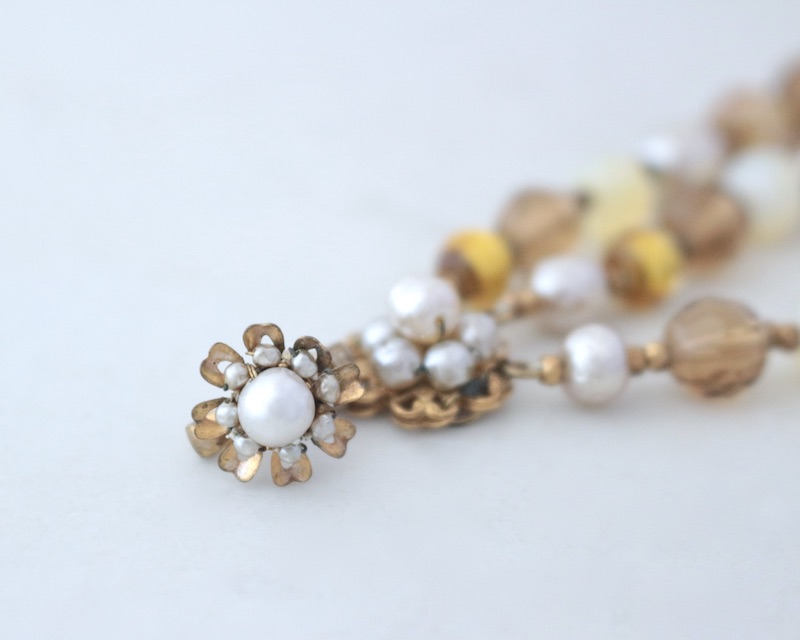 Yellow&Brown Necklace