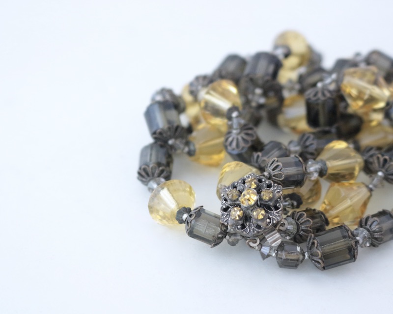 Yellow&Brown Necklace