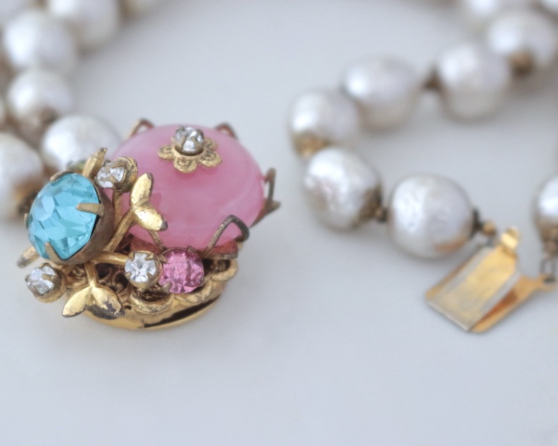 Art Glass Bracelet+Earring