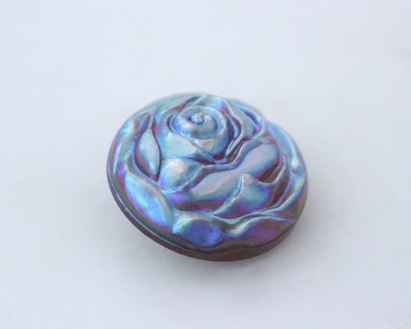 Rose Cabochon - brown