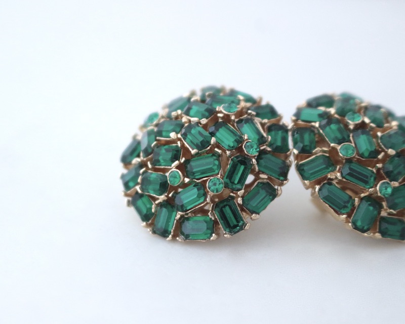 Green Earrings