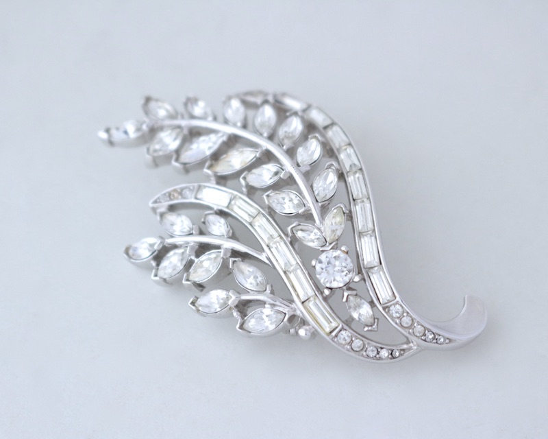 Rhinestone brooch
