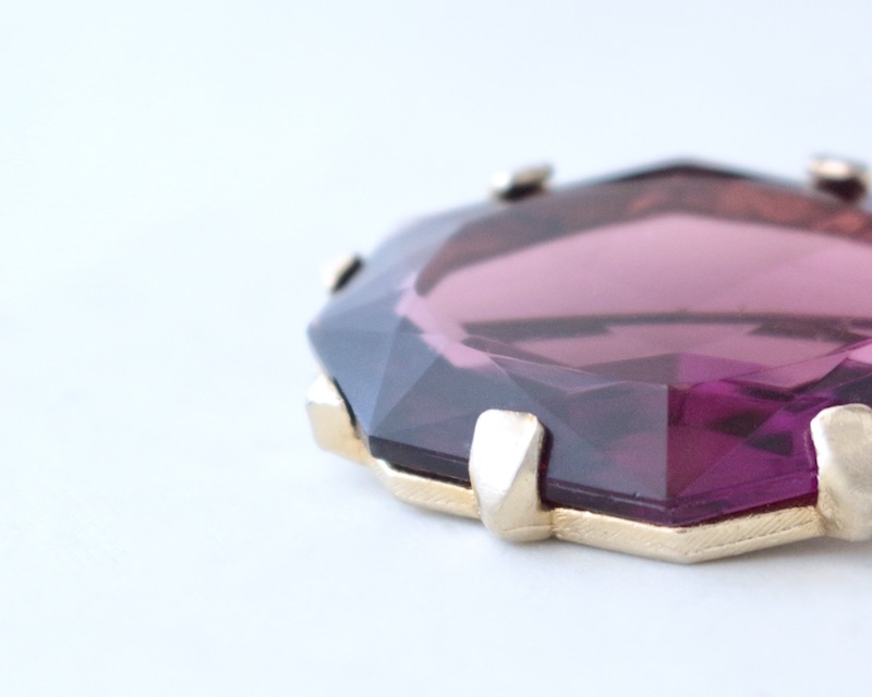 Faceted Brooch