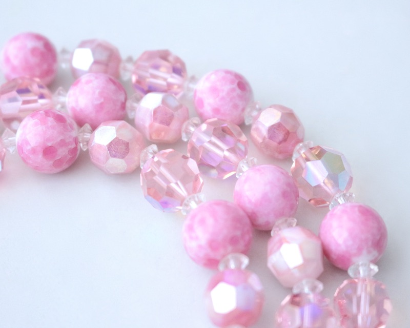 Pink Blooms NK+Earrings