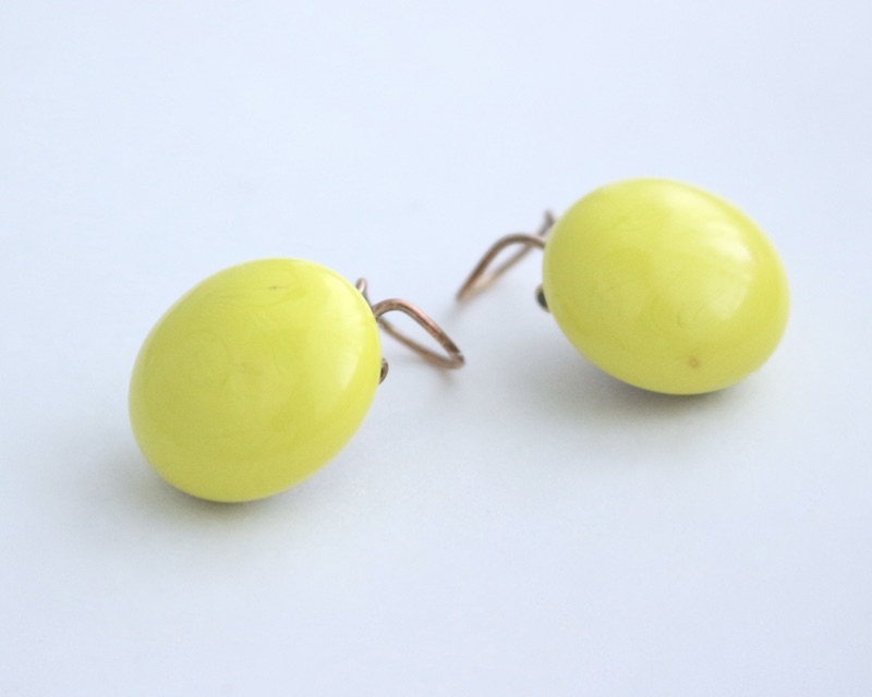Yellow Earrings