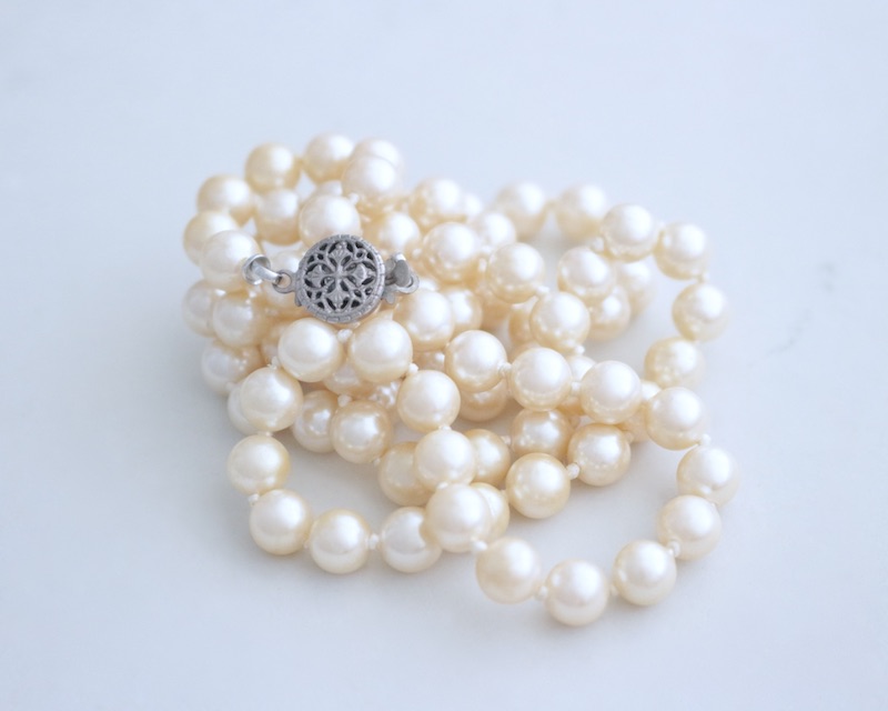 Glass Pearl Necklace